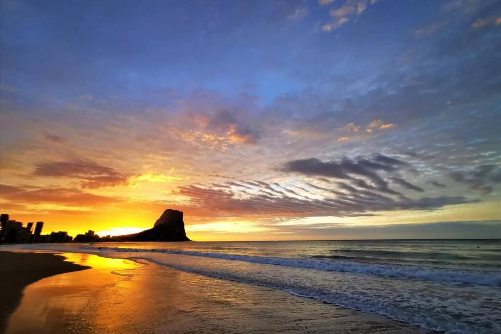 Comfy Sea View Apartment With Parking Calpe Esterno foto